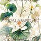 Calambour White Lotus RP 80 A3 Rice Paper for Decoupage