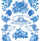 Calambour Blue Floral TCR 71 - A3 PLUS Rice Paper for Decoupage