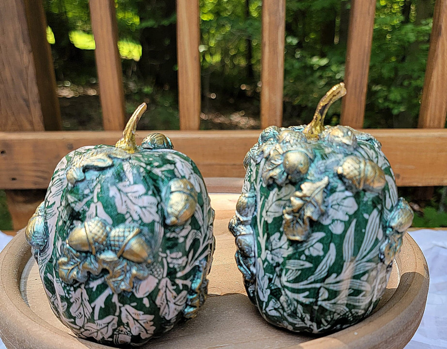 Thing 1 & 2 Acorn Pumpkin Duo Table Décor - Home Décor - Autumn - Fall