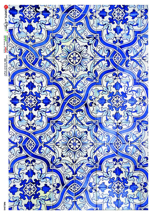 Paper Designs Washipaper A3 & A4 Rice Paper for Decoupage Tile 0040
