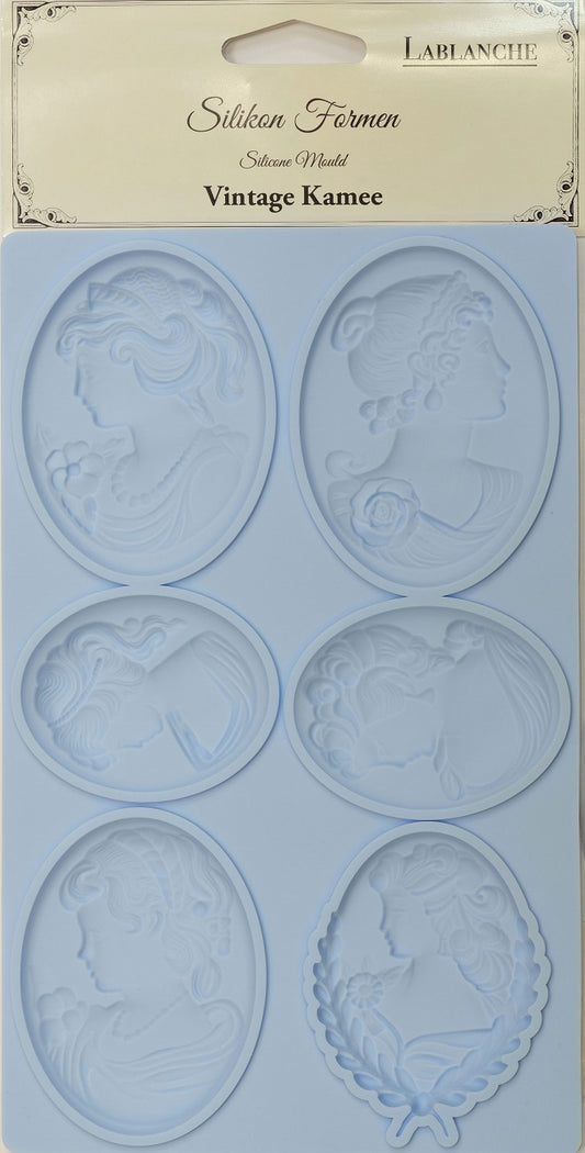 LaBlanche Silicone Mould - Vintage Cameo Limited Edition Silicone Mold from Germany