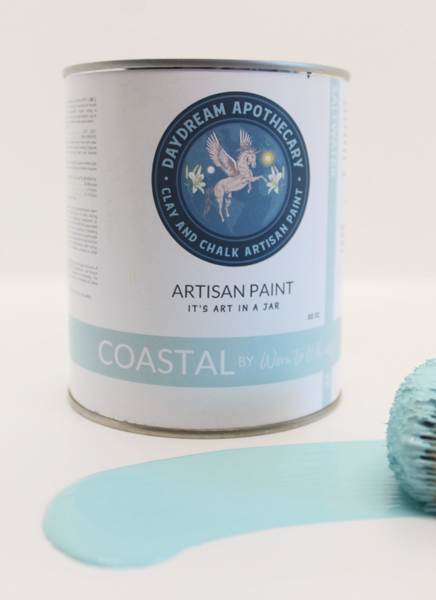 CLOSEOUT SALE! Saltwater🌊 COASTAL by Worn to Whimsy | Daydream Apothecary Clay and Chalk Artisan Paint